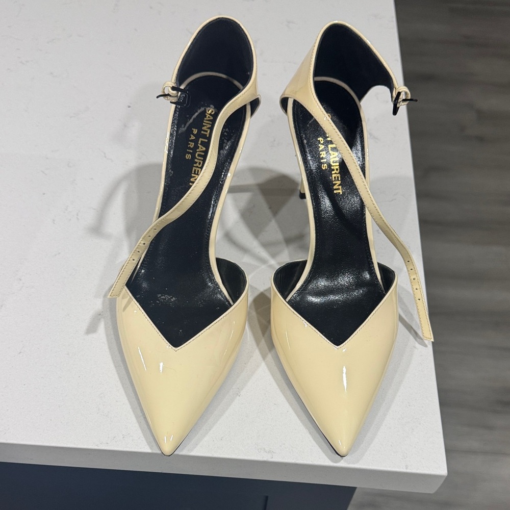 Saint Laurent Women's Beige Heels
